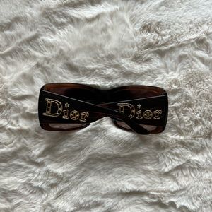 Christian Dior Wide Frame Sunglasses